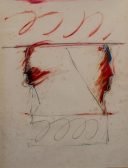 Graffiti Series 1, 1968 (pastel)